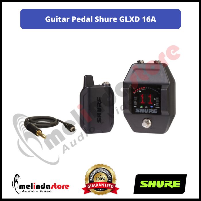 Shure Instrument System GLXD16A | Wireless Guitar Pedal System Shure GLXD 16A